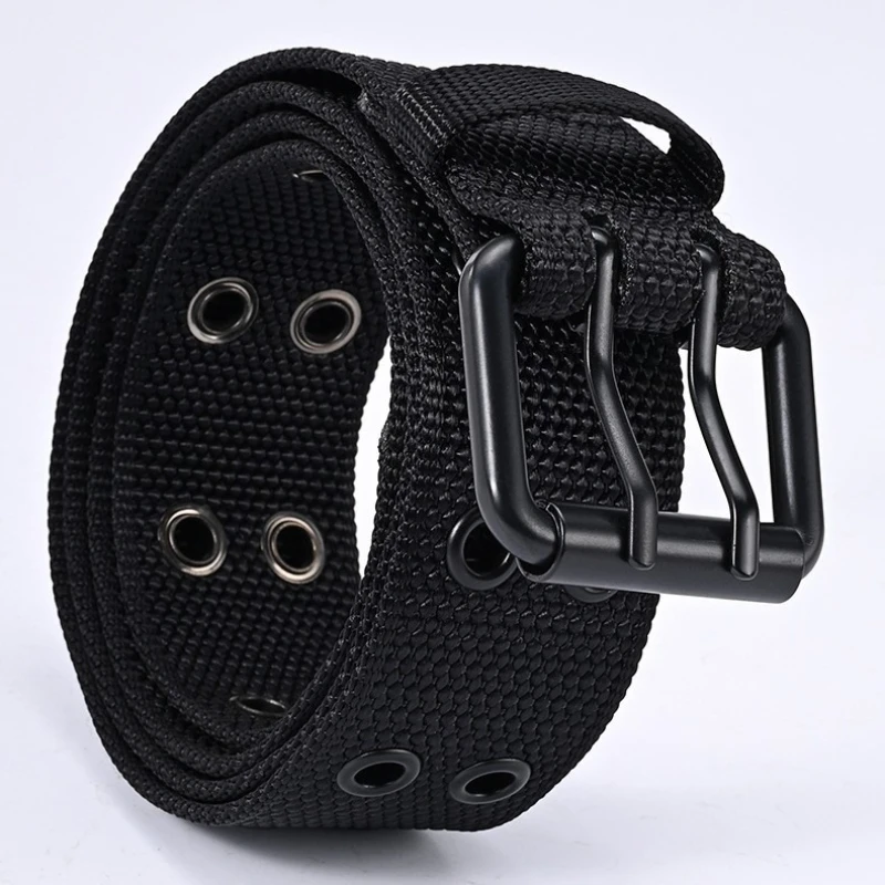 Belt Buckle Blank - New Men Breathable Nylon Fabric Belt