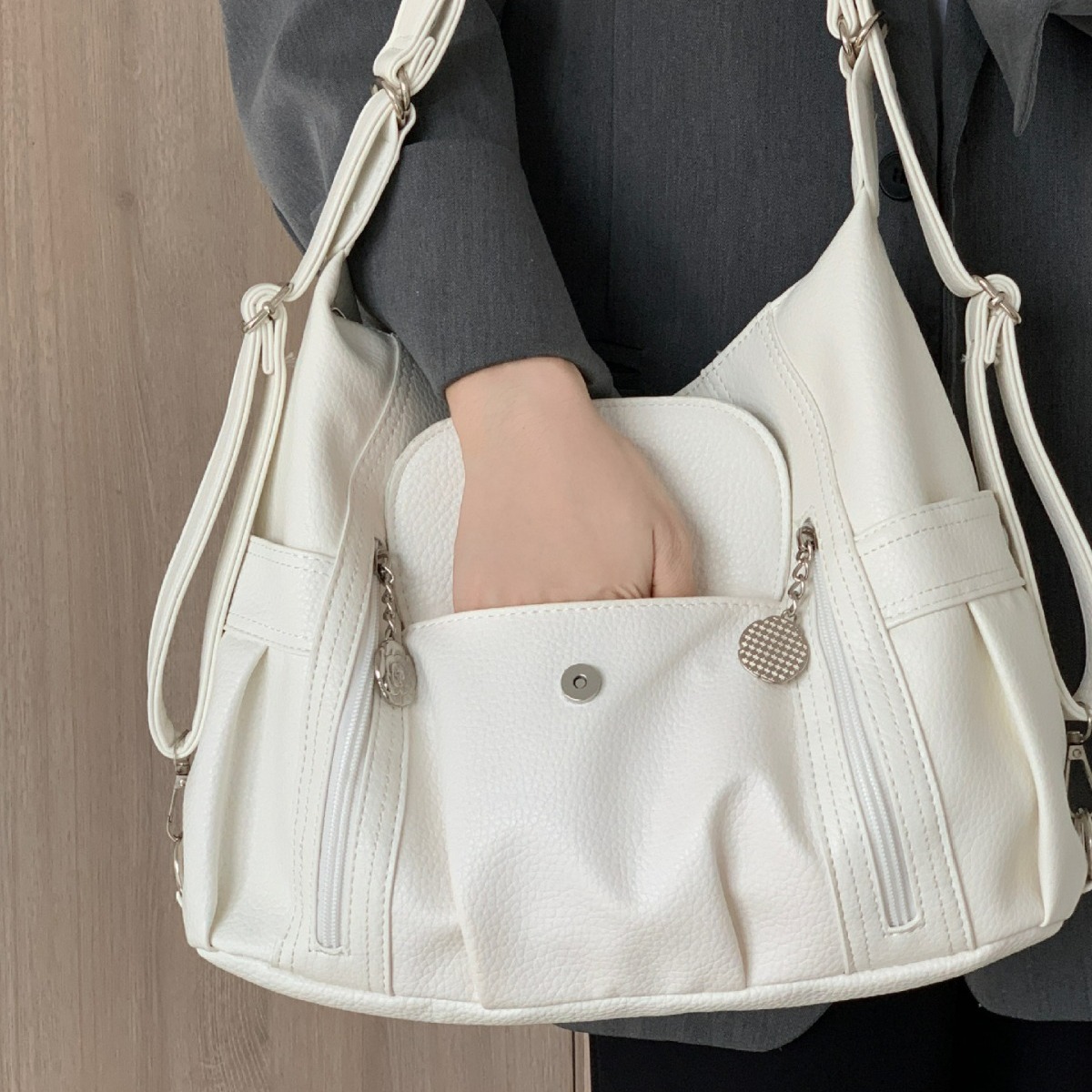 Leatherwork Bag - Women's Nice Bag Fashion Korean Version