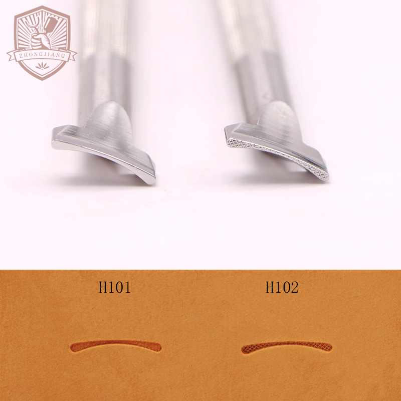 Leatherwork Embossing - Leather Work Stamping Tool Cutoff Pattern