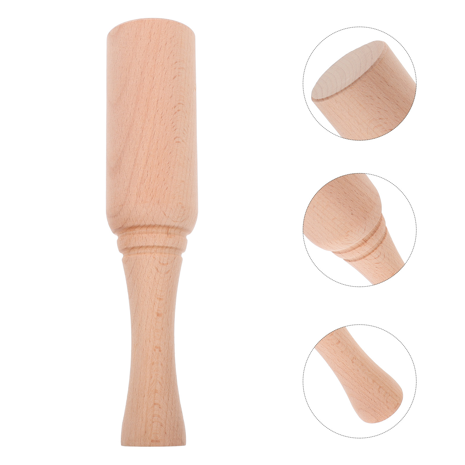 Leatherwork Hammer - Leathercraft Wooden Hammer Beech Wood Mallet
