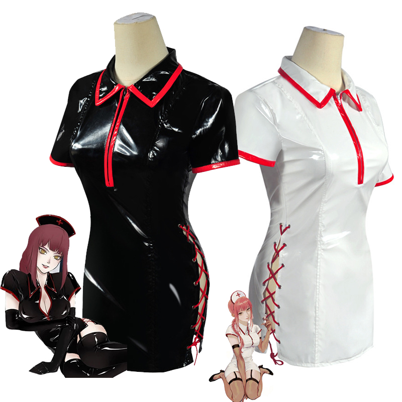 Leather Work Dress - Anime Chainsaw Man Cosplay Costume Makima