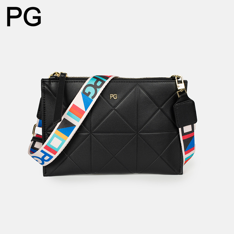 Leatherwork Hardware - PG Diamond Quilted Crossbody Bag Women