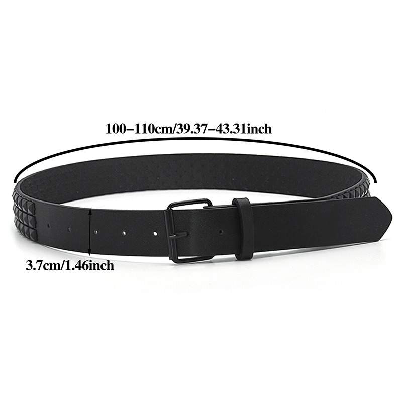 Fashion Rivet Belt Men Women's - огляд і ціна Belt Buckle Blank