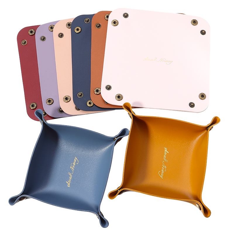 1pc PU Leather Storage Box Col - огляд і ціна Leatherwork Desk