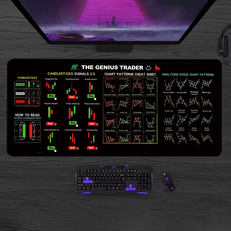 EXCO Stock Market Trader Leath - огляд і ціна Leatherwork Desk