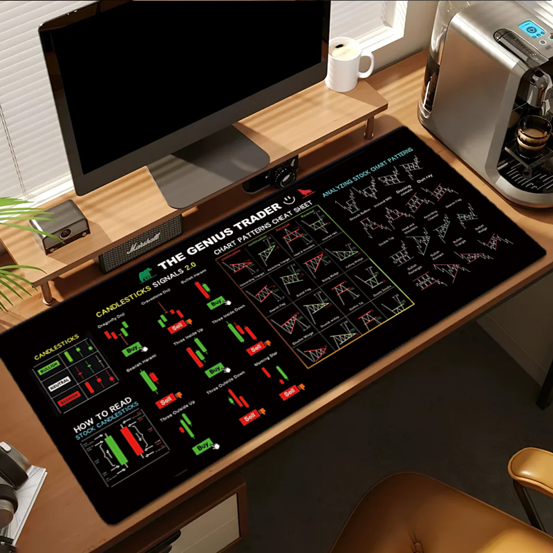 EXCO Stock Market Trader Leath - огляд і ціна Leatherwork Desk