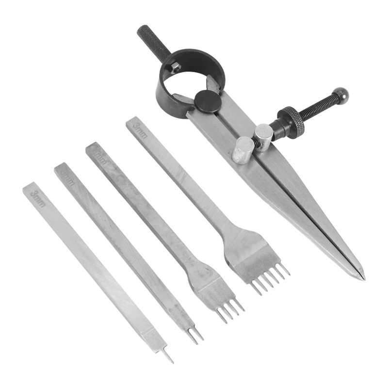 [NEW!A93G】 Leather Chisel Set, - огляд і ціна Wing Divider Stitch
