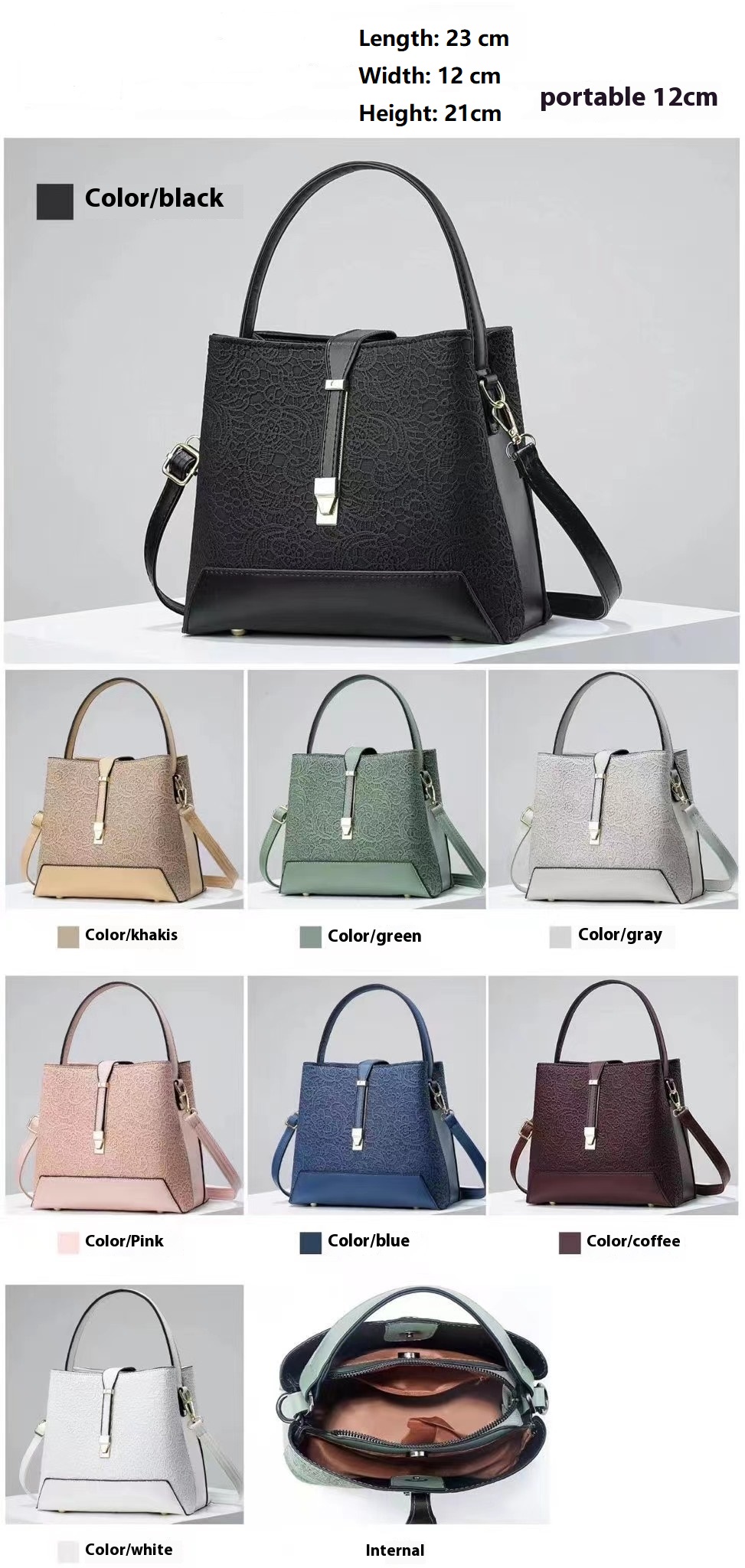 New Luxury Tote Bag Leather Cl - огляд і ціна Leatherwork Bag