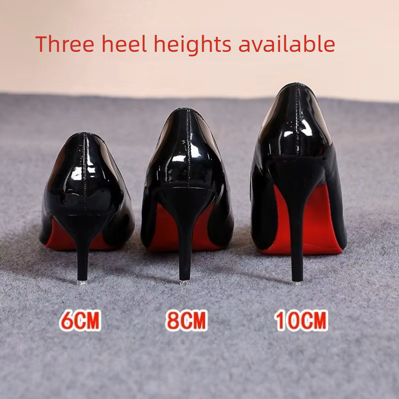 Sexy Pointed Toe Patent Leathe - огляд і ціна Leather Work Dress