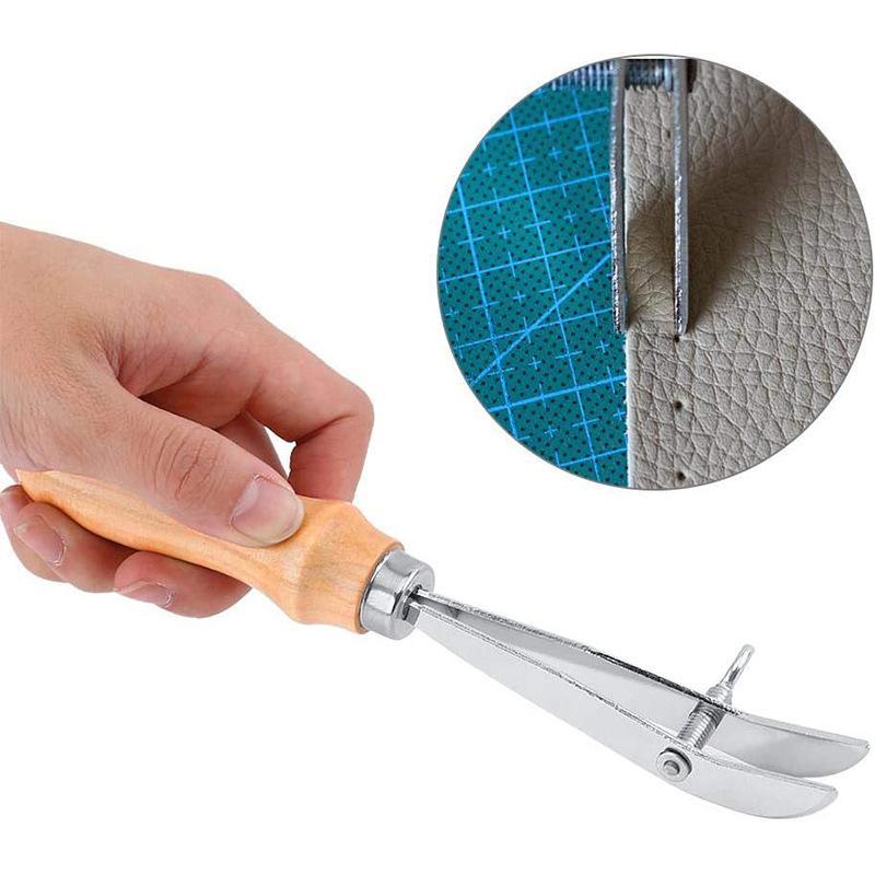 *Adjustable Leather Edge Groov - огляд і ціна Groover Stitching Tool