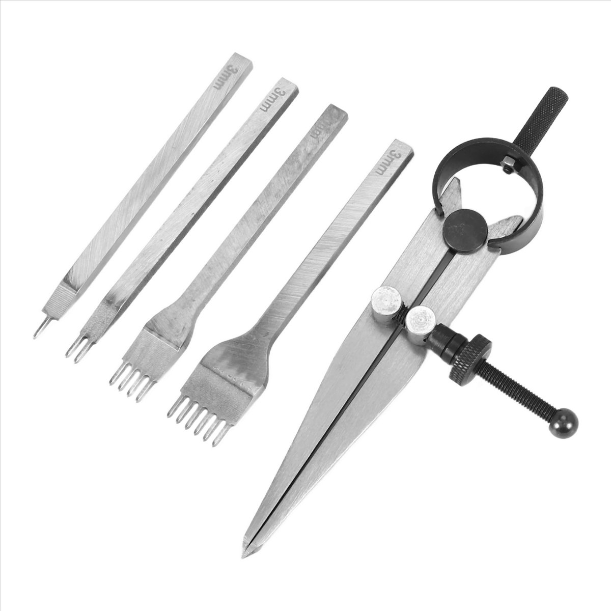 BUY A1750ZLeather Chisel Set,  - огляд і ціна Wing Divider Stitch