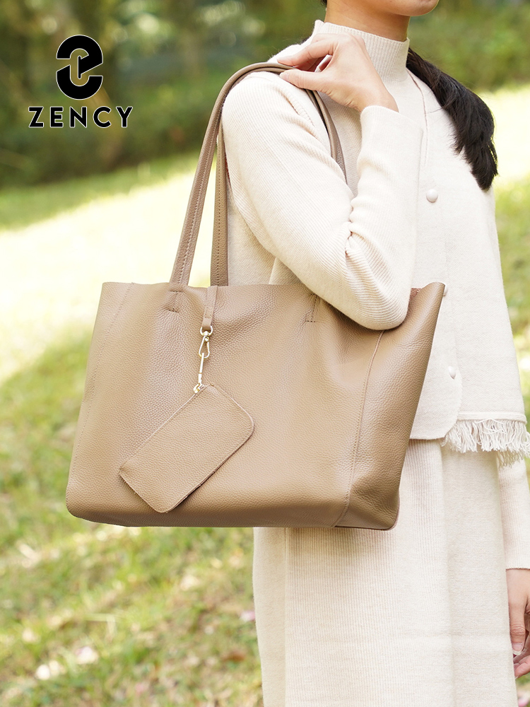 Zency Genuine Leather Large To - огляд і ціна Leatherwork Bag