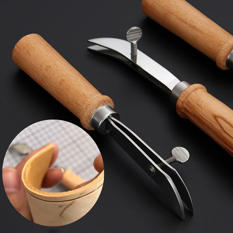 New Adjustable Leather Edge St - огляд і ціна Groover Stitching Tool