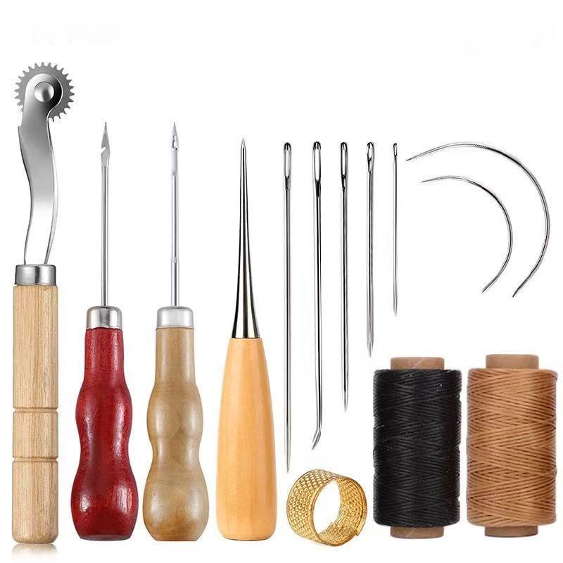 Leather Sewing Tools Kit Woode - огляд і ціна Groover Stitching Tool