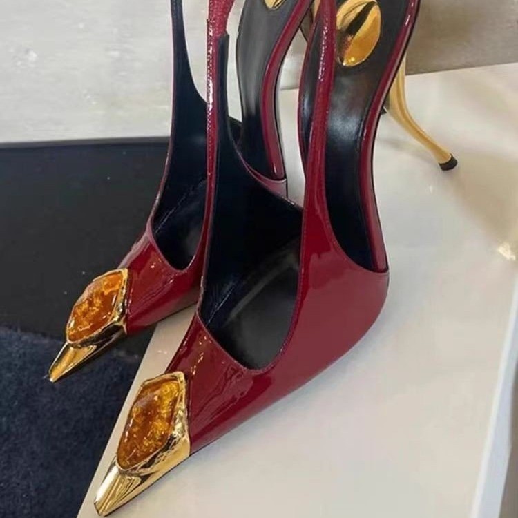 Star style Gemstone Metal Toe  - огляд і ціна Leather Work Dress
