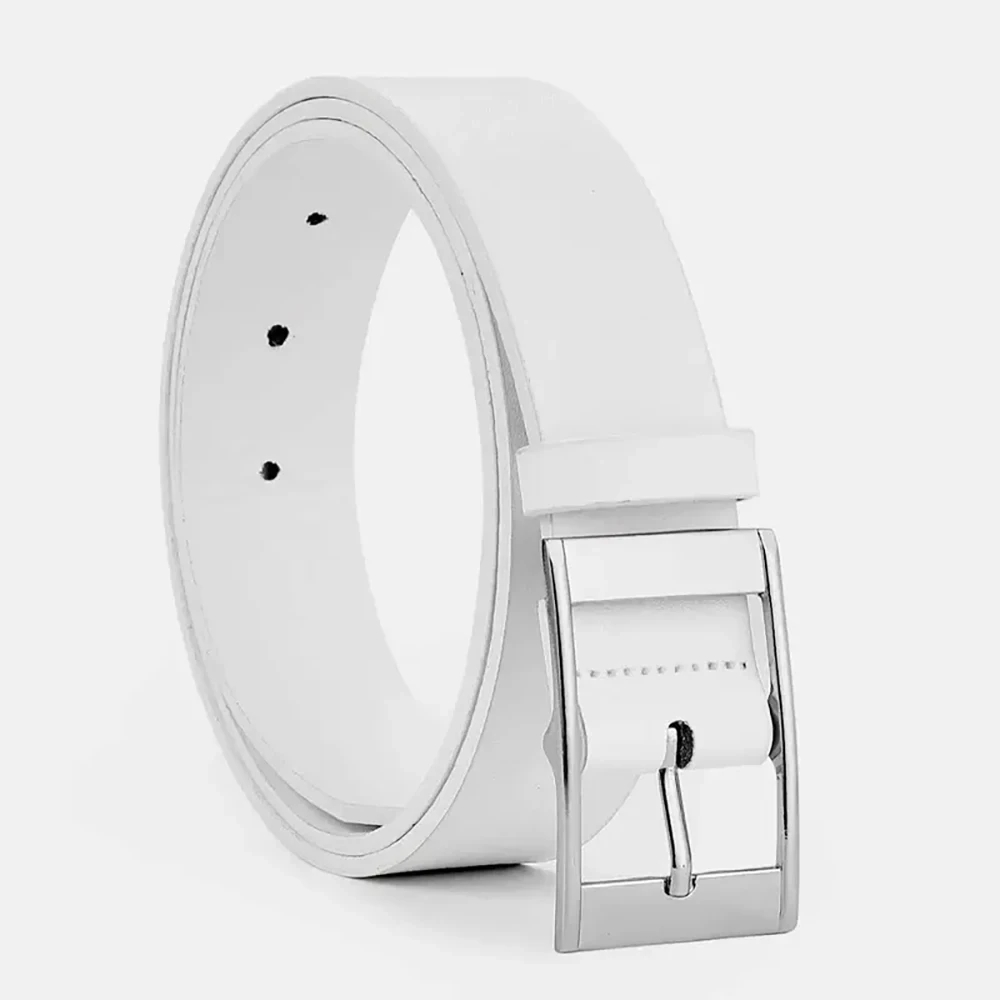 New Luxury Belt for Men PU Lea - огляд і ціна Belt Buckle Blank