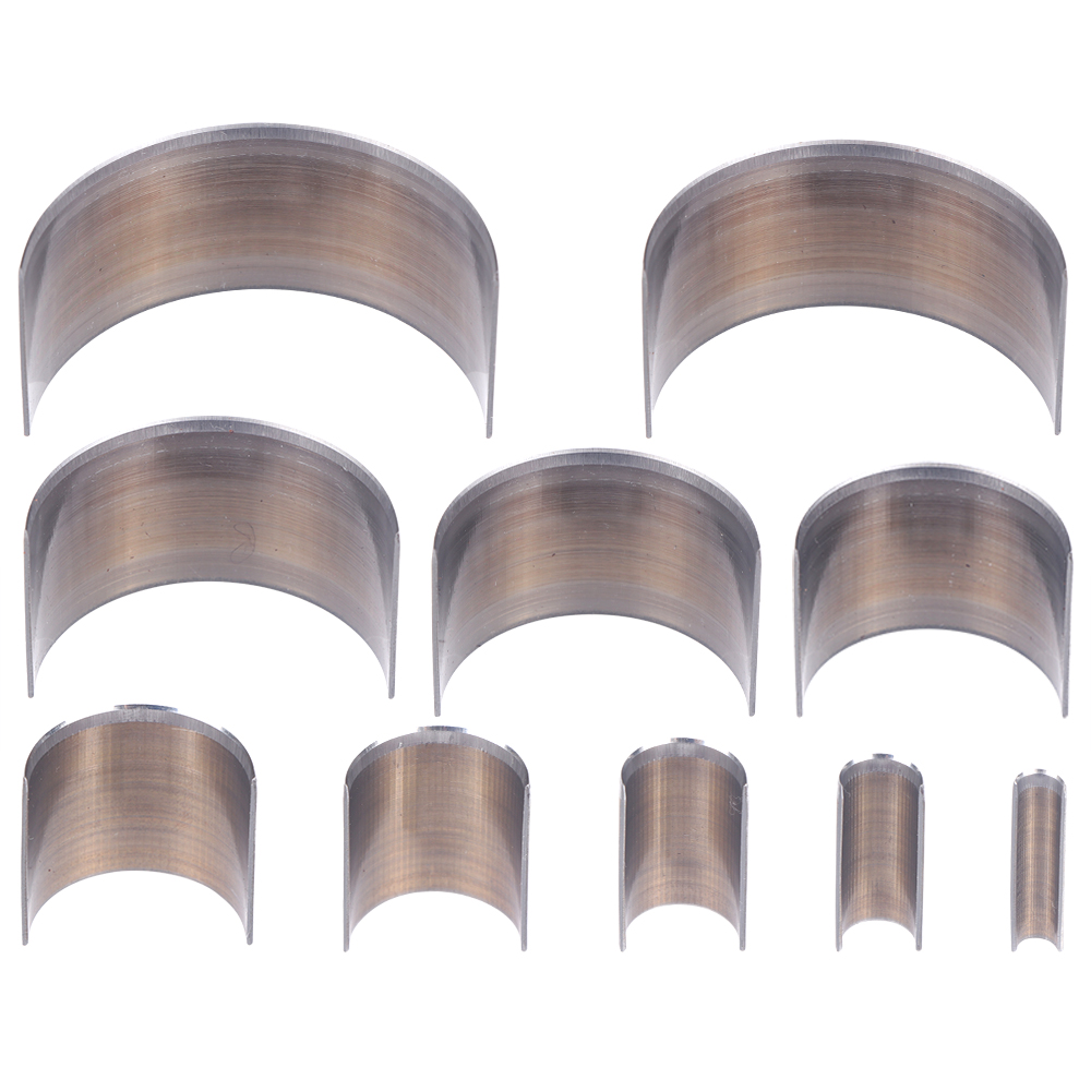 10pc/set Half Circle Punching  - огляд і ціна Leatherwork Embossing