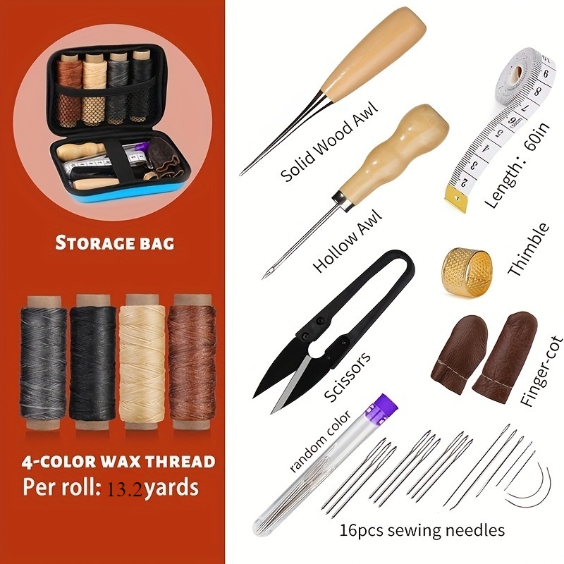 Leather Sewing Kit, Leather Re - огляд і ціна Leatherwork Hammer