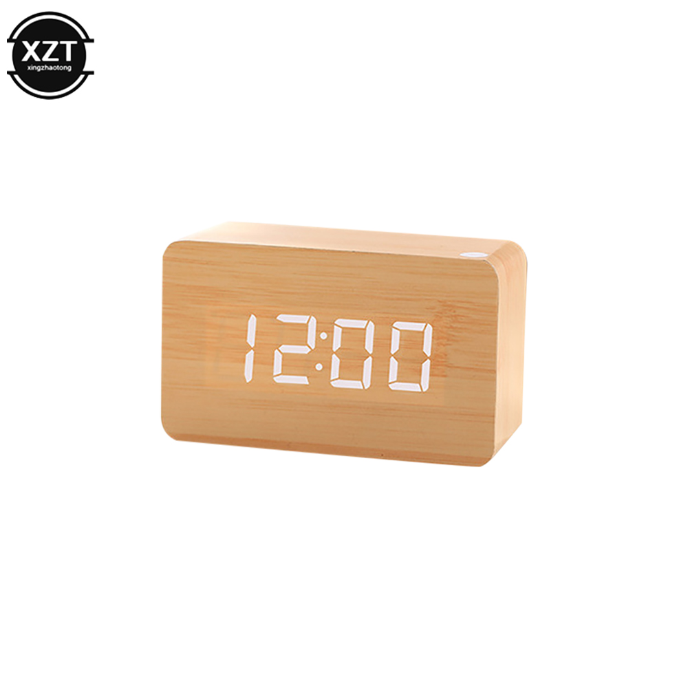 Fashion Alarm Clock LED Wooden - огляд і ціна Leatherwork Desk