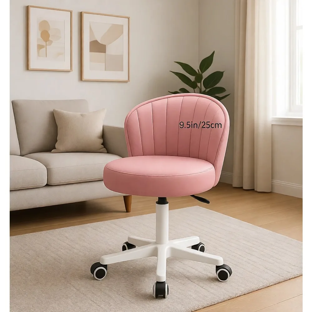 Round Rolling Desk Chair Armle - огляд і ціна Leatherwork Desk