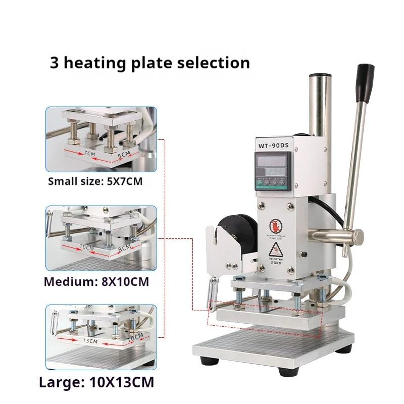 Hot Foil Stamping Machine 300W - огляд і ціна Leatherwork Embossing