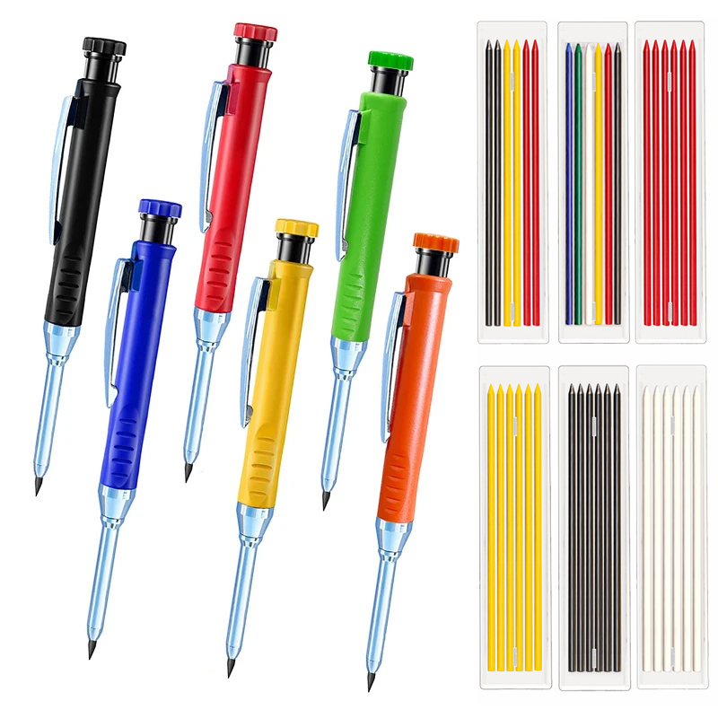 6 Colors Woodworking Automatic - огляд і ціна Staedtler Pencil Lumocolor